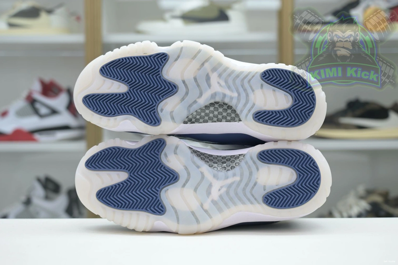 1st Kicks Low“Diffused Blue” 1869 Jordan Comfortable 11 Kimikick Jordan Air 1120